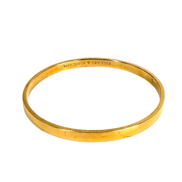 Kate Spade Heart Of Gold Idiom Bangle Bracelet Smell the Roses - Picture 4 of 5
